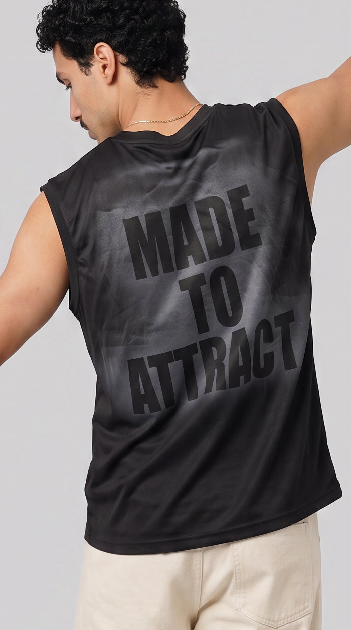 Light Weight Tee — Graffiti Printed — Black