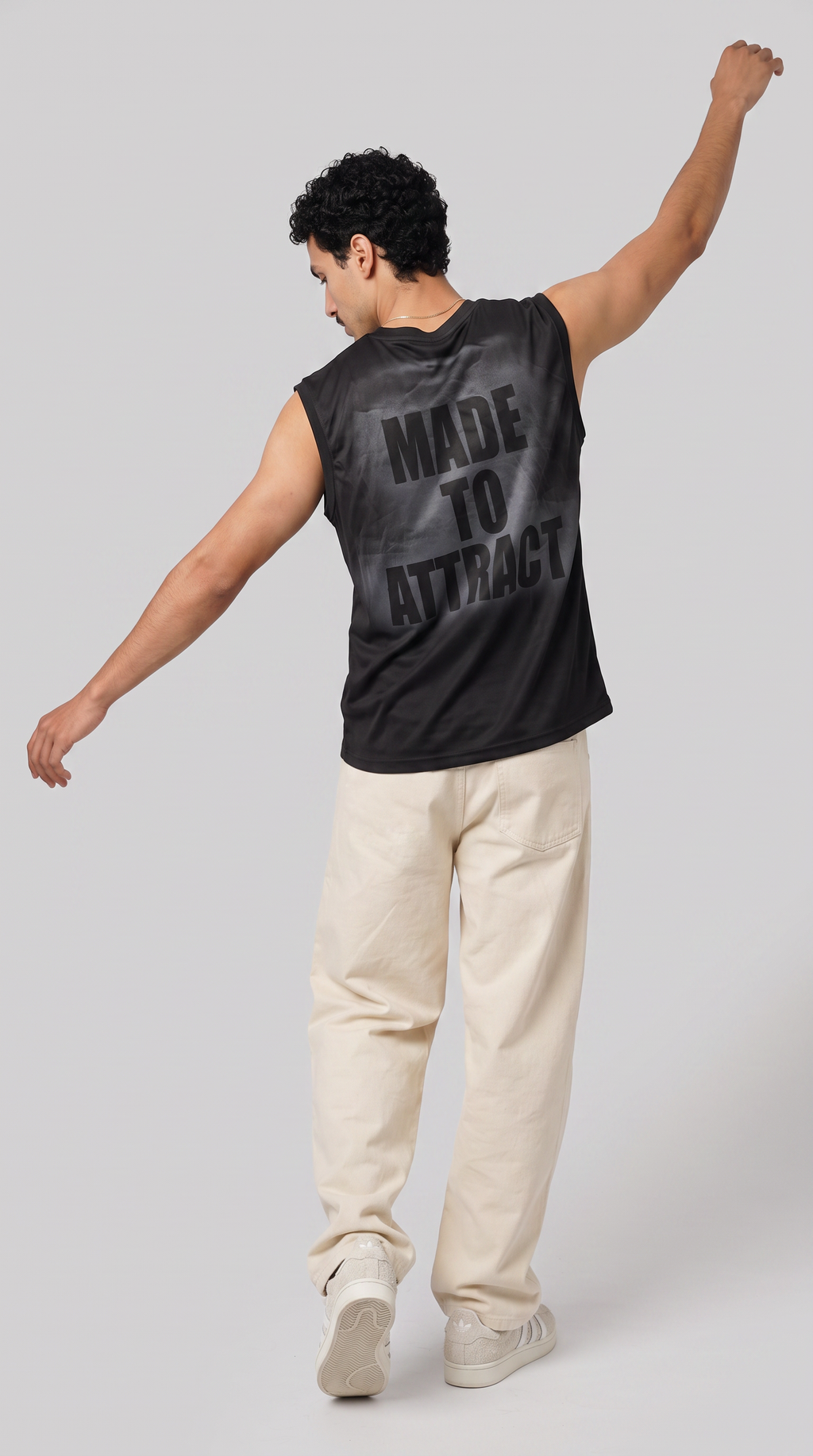 Light Weight Tee — Graffiti Printed — Black