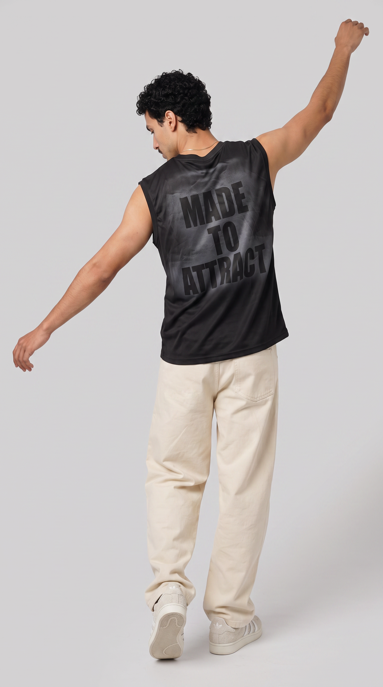Light Weight Tee — Graffiti Printed — Black