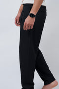 Pleated Comfort Pants – Popcorn Texture