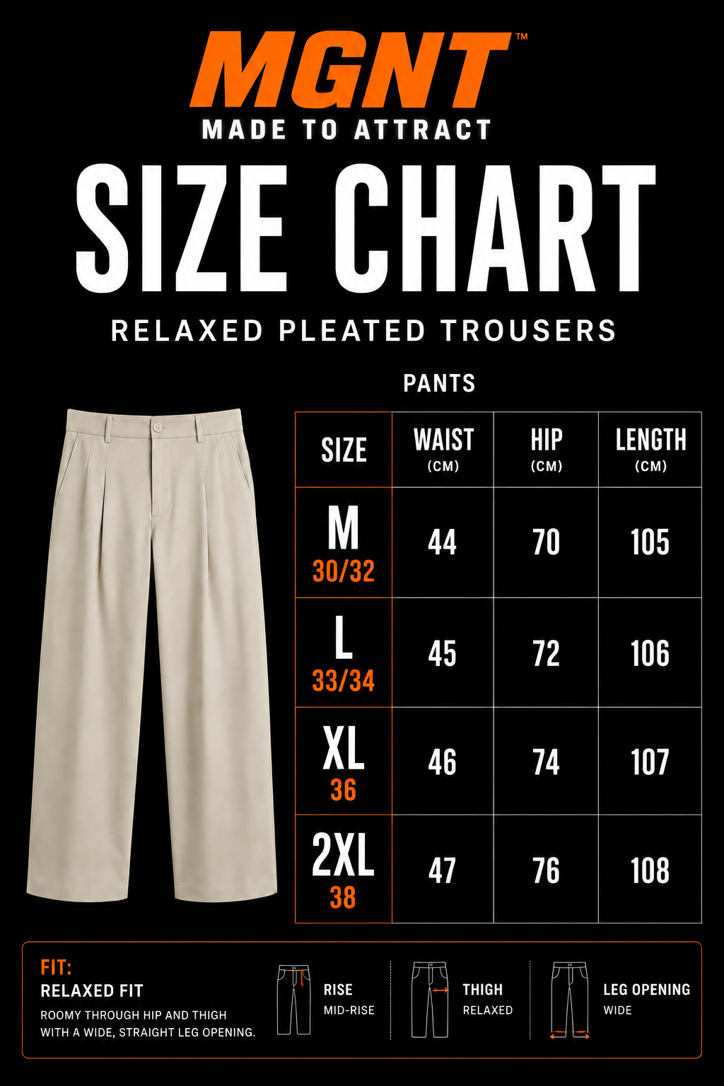 Relaxed Pleated Trousers