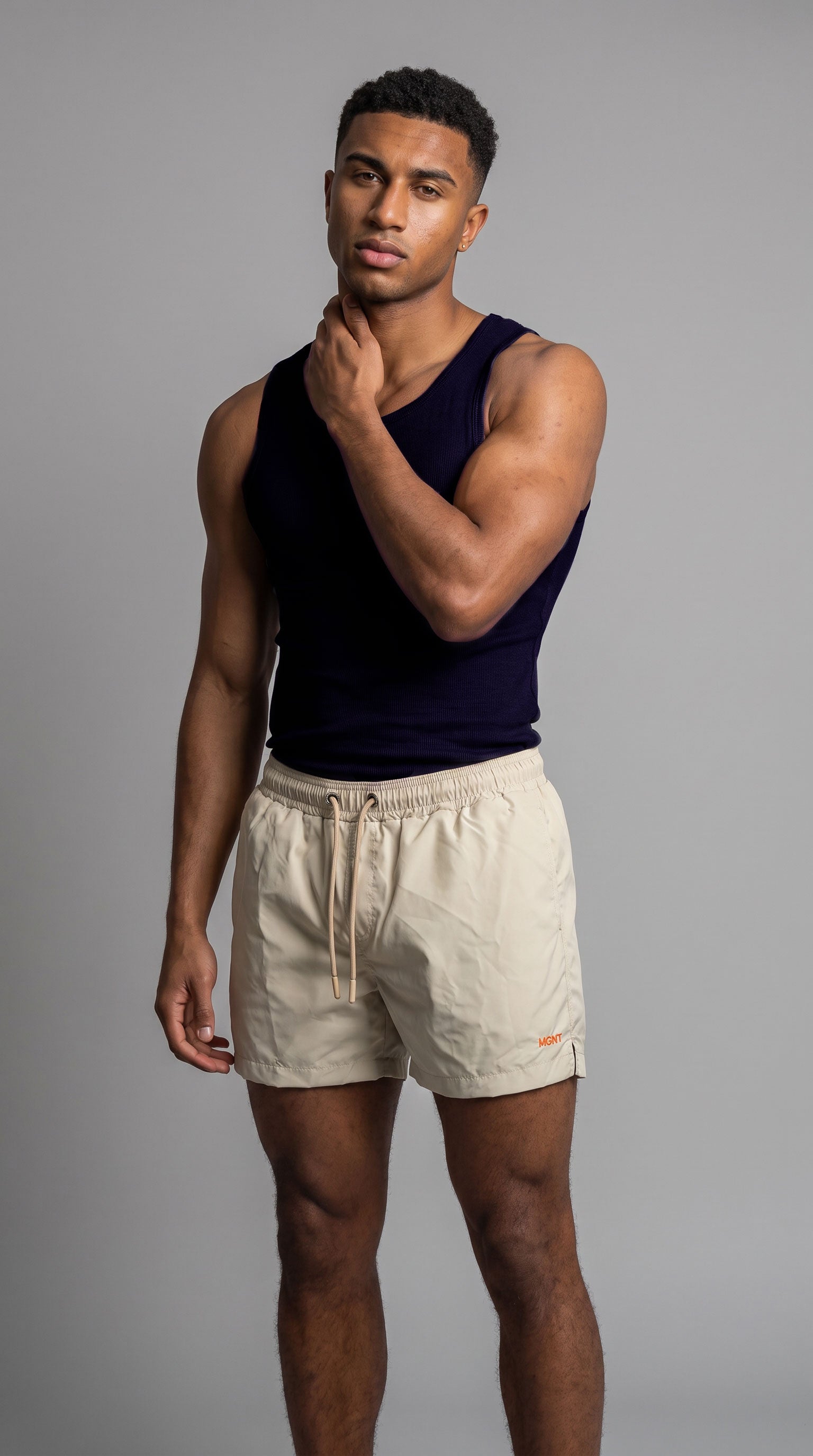 MGNT Tank Top — Ripped — Dark Blue