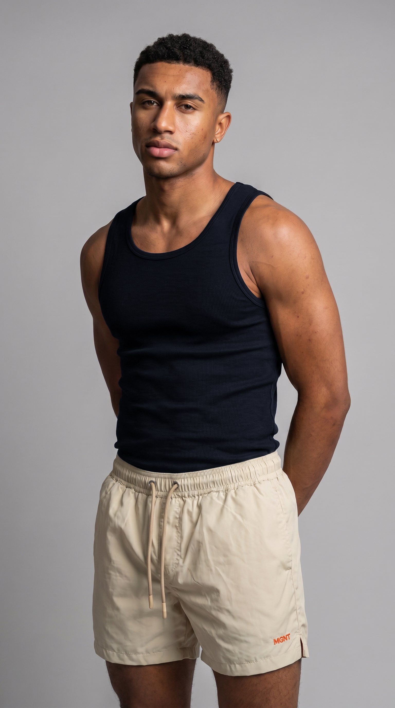 MGNT Tank Top — Ripped — Dark Blue