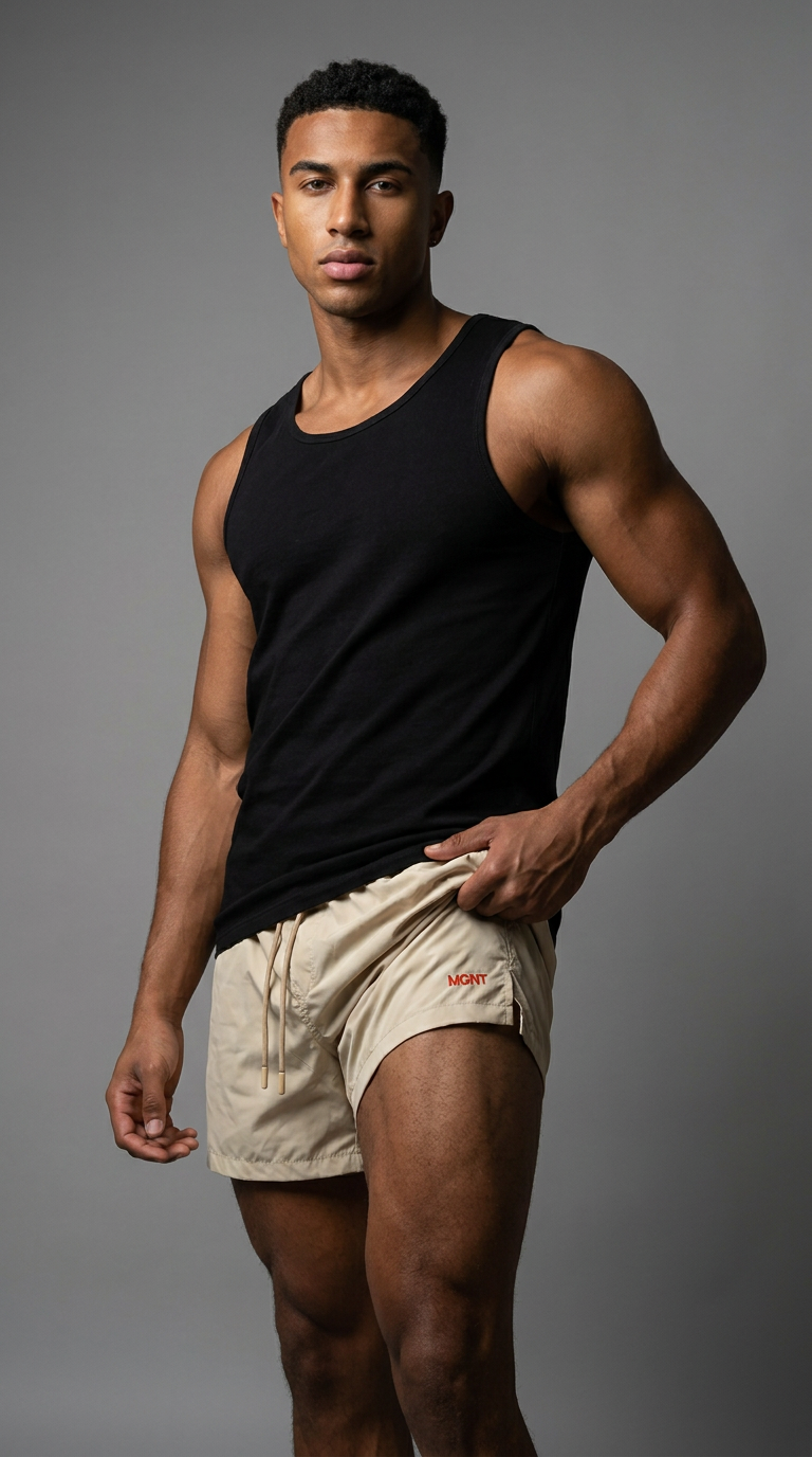 MGNT Tank Top — Ripped — Black